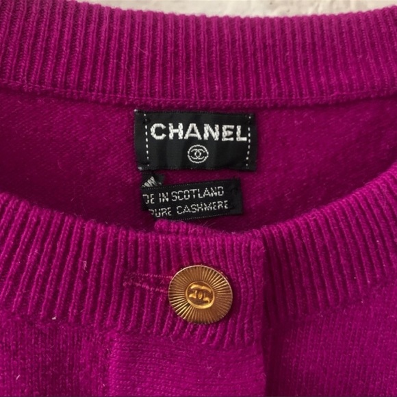 Vintage Chanel Cashmere Pullover Sweater - Picture 2 of 8